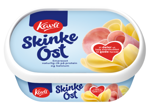 Kavli skinkeost beger 200g fra siden april 2025