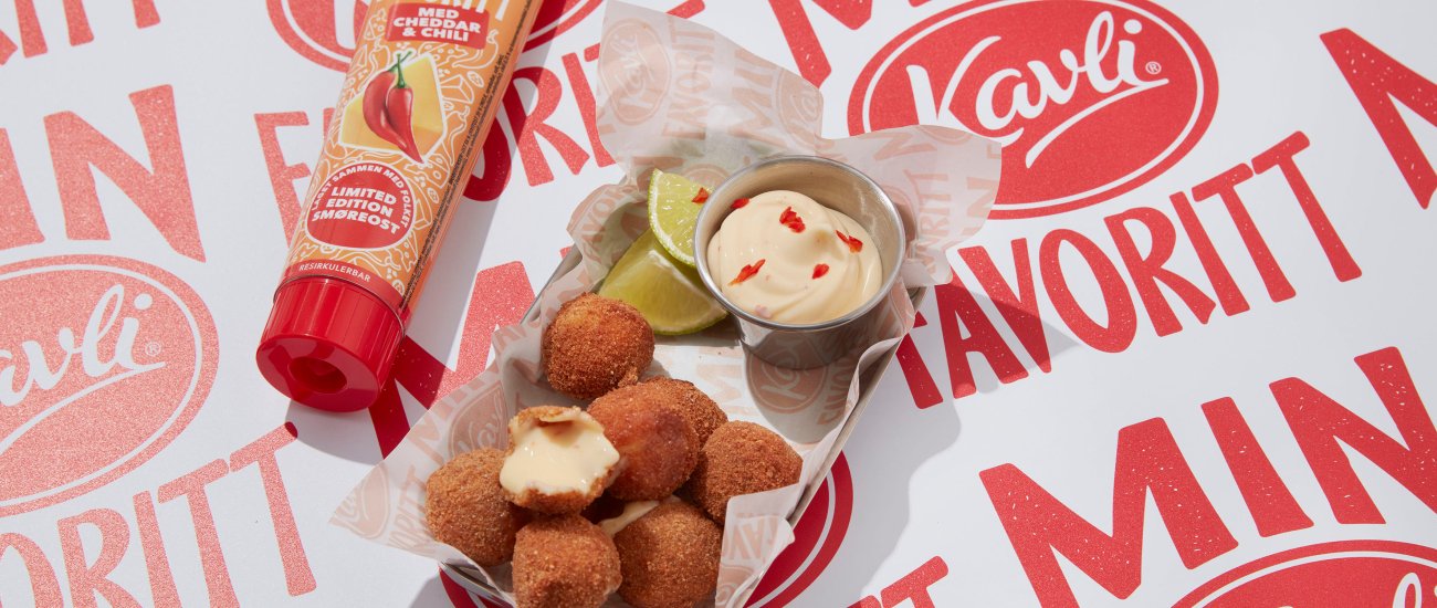 Min Kavlifavoritt cheddar og chili bites Min Kavlifavoritt cheddar og chili bites