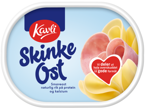 Kavli skinkeost beger 200g forfra april 2025